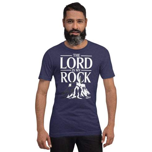 The Lord is My Rock Christian Bible Verse T-Shirt